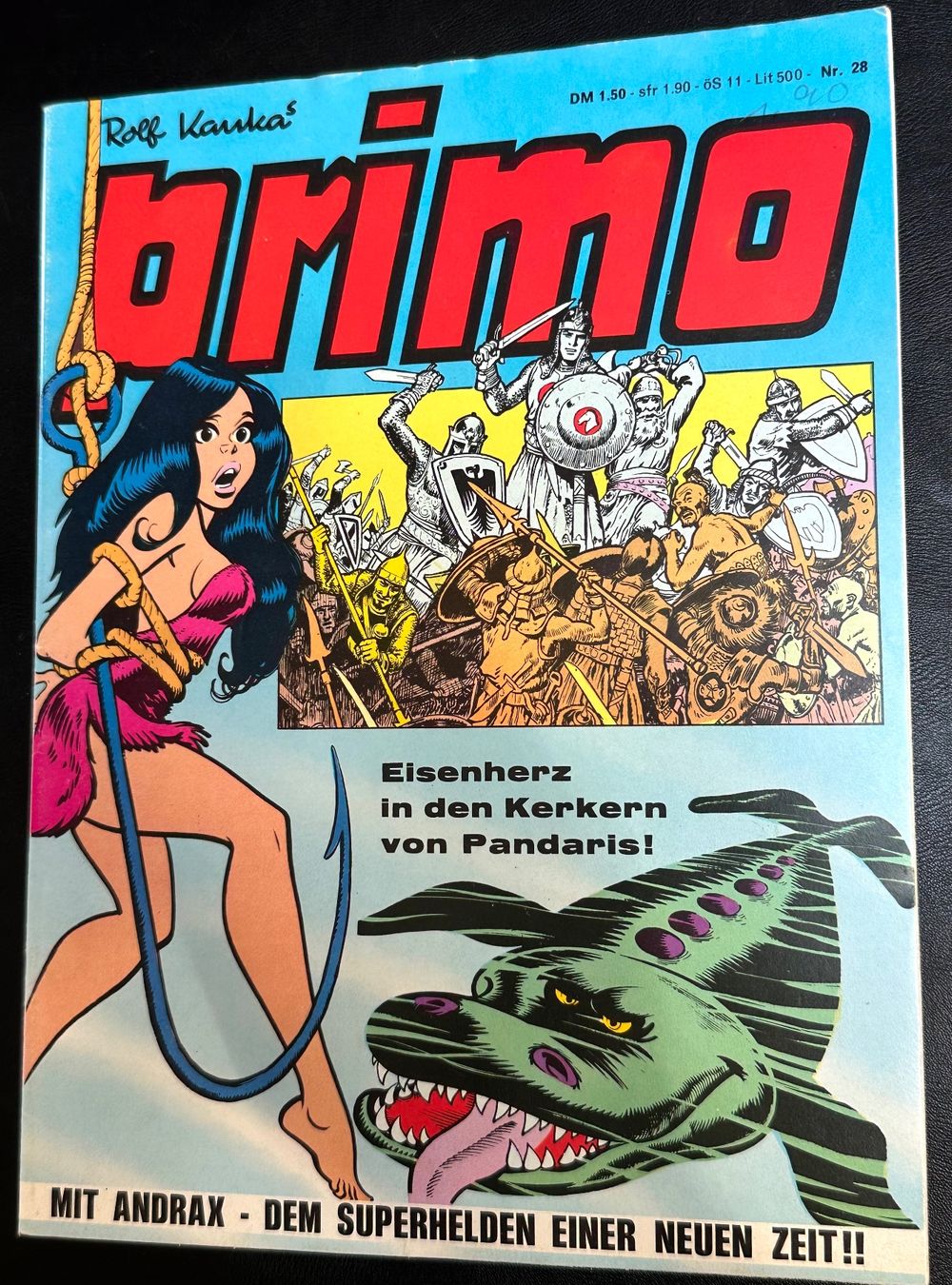 Comics: Primo Nr. 28 1973, 100 Comics eingestellt ab 1.- – Gebraucht aus Seltisberg von quadartswiss