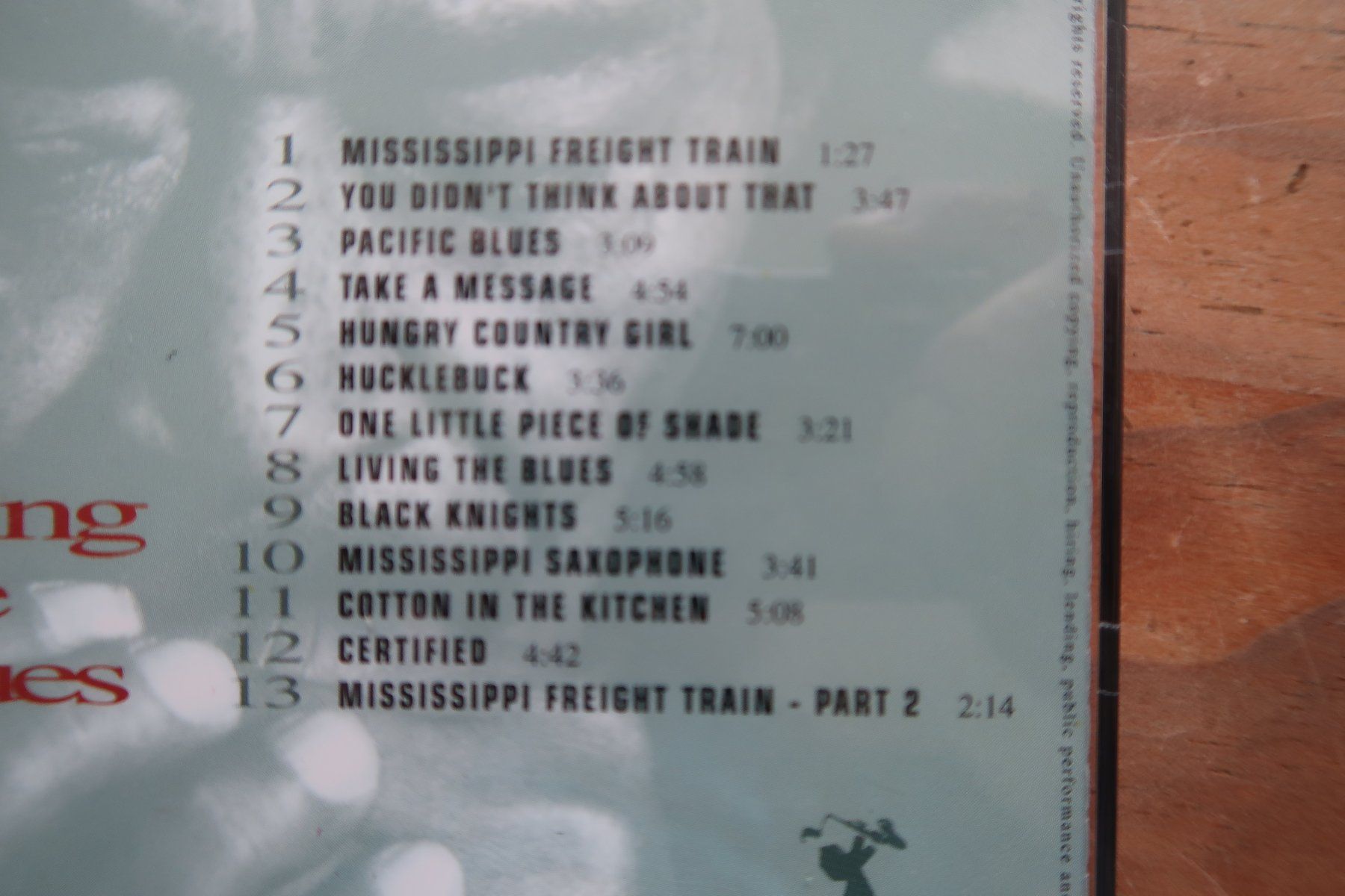 CDs: JAMES COTTON - LIVING THE BLUES - CD – Gebraucht aus Basel von Patiscat 2