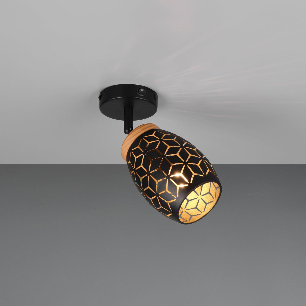 Lampen: Strahler, Schwarz, Gold, 27 cm Höhe – Neu (gemäss Beschreibung) aus Kreuzlingen von Smart-Light 4