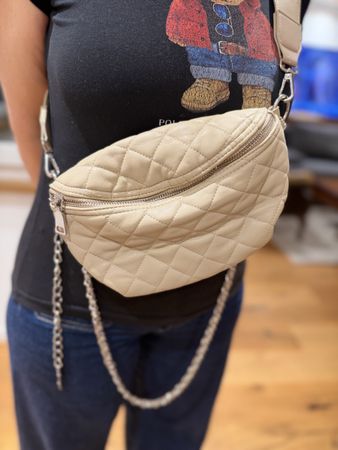 Steve Madden Umhängetasche beige gesteppt guter Zustand