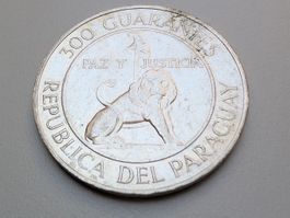🇵🇾 Paraguay 300 Guaraníes 1973 Stroessner Silver 26.7g .72