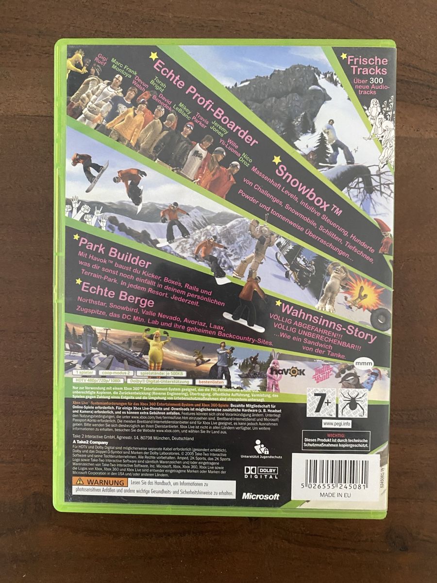Microsoft Giochi: Amped 3 für Xbox 360 – Usato da Thunstetten venduto da Virus_33 2