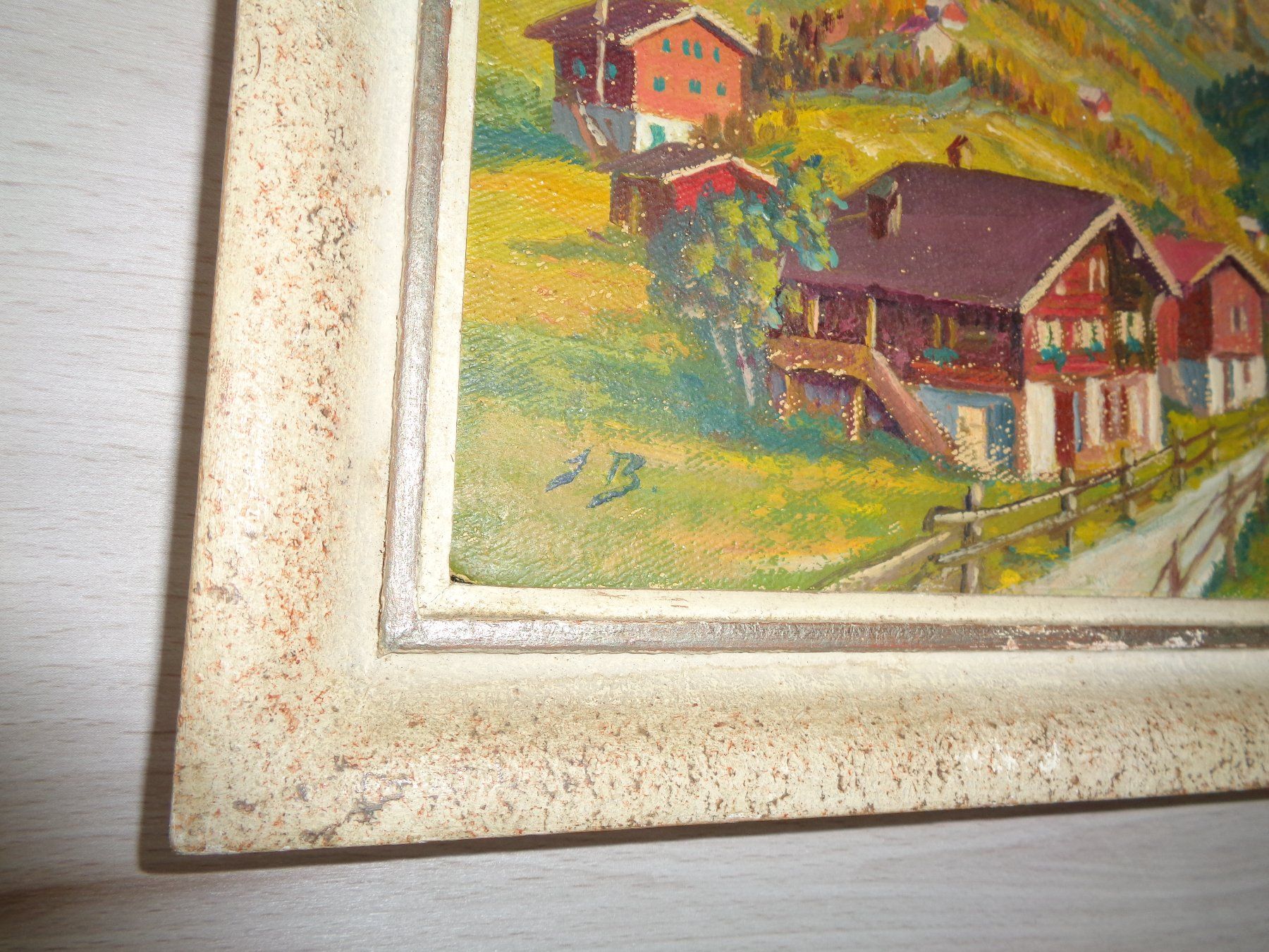 Dipinti: KLEINES OELBILD JNNERTKIRCHEN BERNER OBERLAND MONOGRAMM – Usato da Henggart venduto da linda666 2