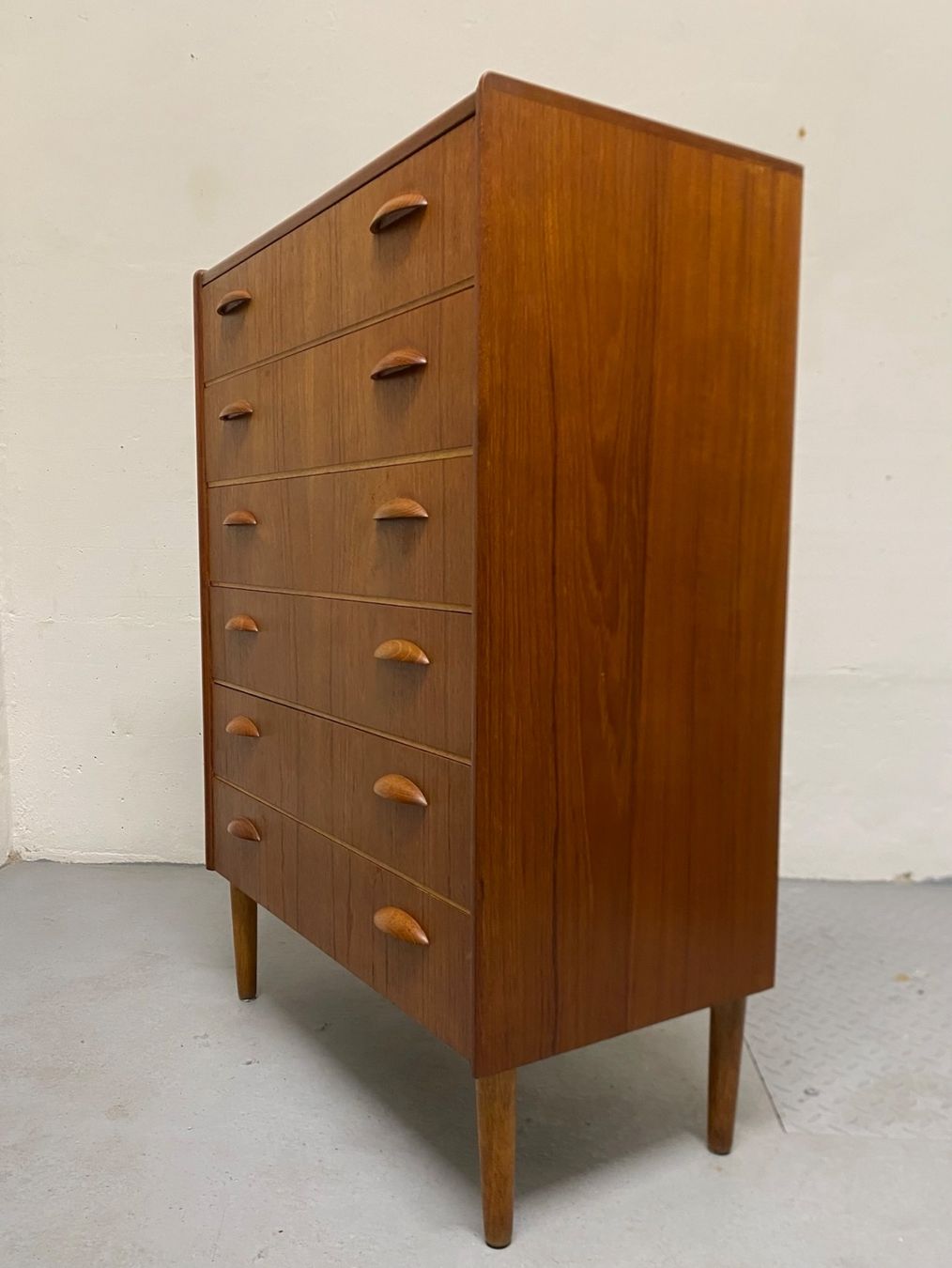 Cassettiere: Teak Kommode Denmark MidCentury 60s – Usato da Basel venduto da MidMod20C 3