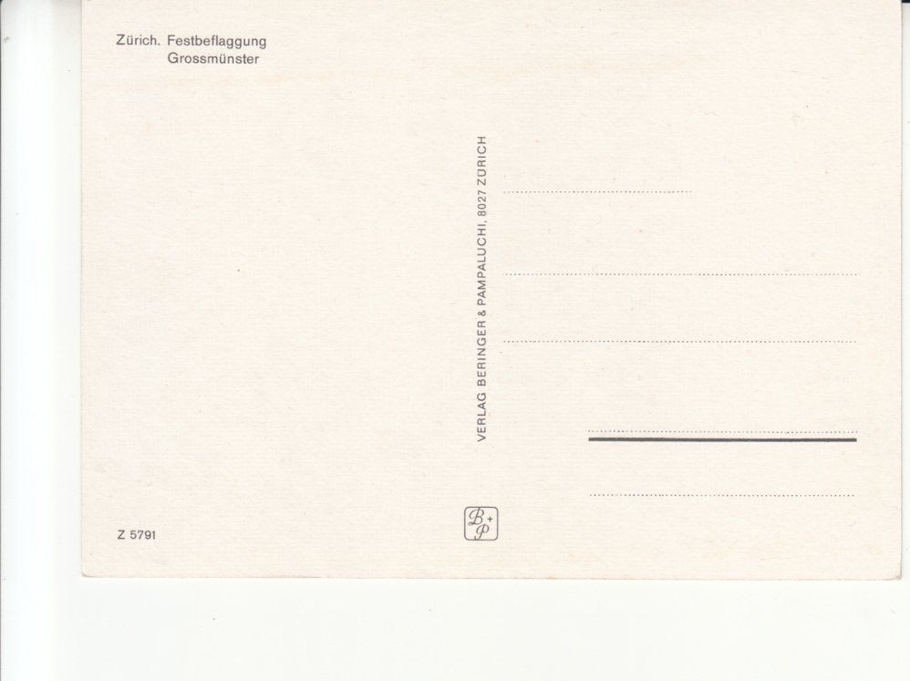 Cartoline postali: Zürich ca. 1970 – Usato da Bürglen TG venduto da StampGraf 1