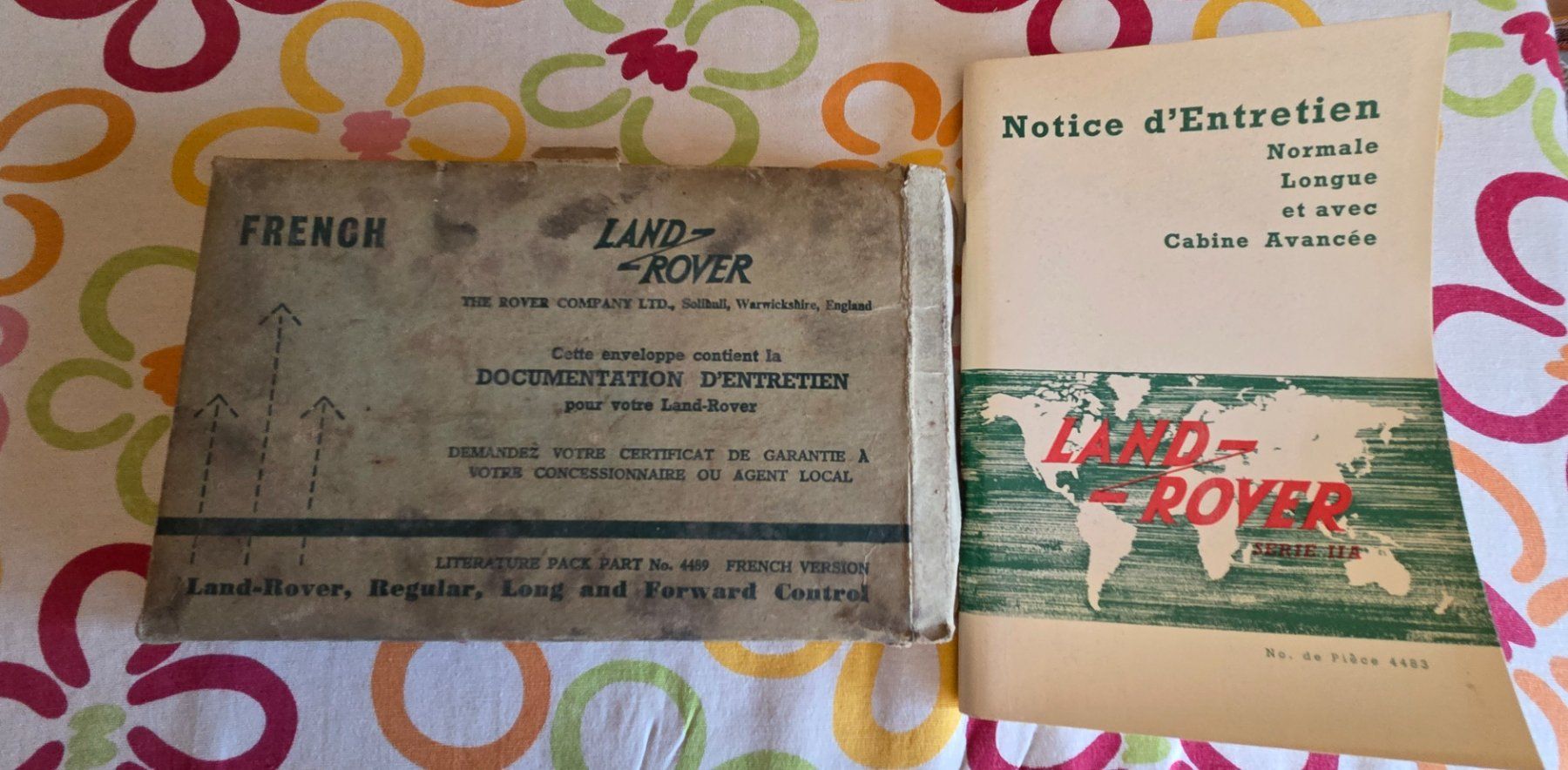 Livres: Documentation Land Rover Serie – D'occasion à Yverdon-les-Bains par ludo1986 1