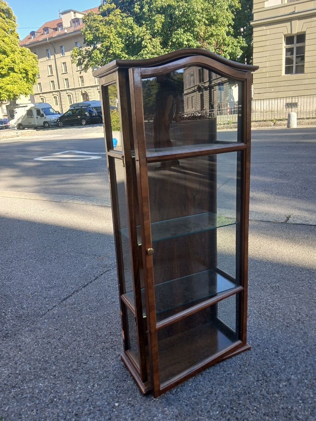 Vetrine: Kleine Wandvitrine, Antik – Usato da Bern venduto da MattePostBrocki 3