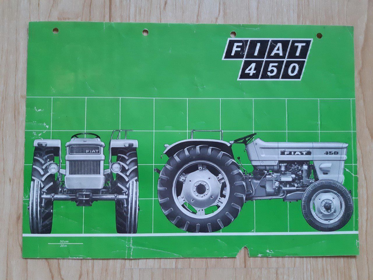 Traktoren: Fiat 450 Traktor Prospekt – Gebraucht aus Dürnten von Bachtel84
