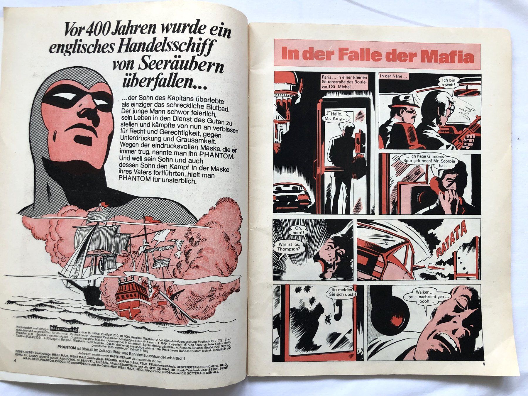 Fumetti: PHANTOM - Heft - Nr.128 - Bastei Verlag – Usato da Schaffhausen venduto da durruti 2