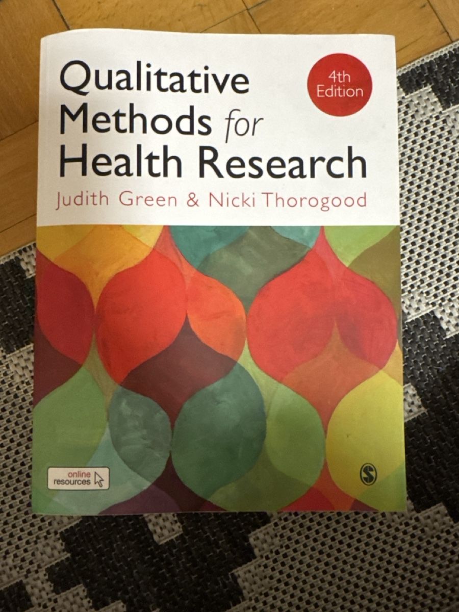 Bücher: Qualitative Methods for Health Research 4th Edition – Neu (gemäss Beschreibung) aus Zürich von Belisimo