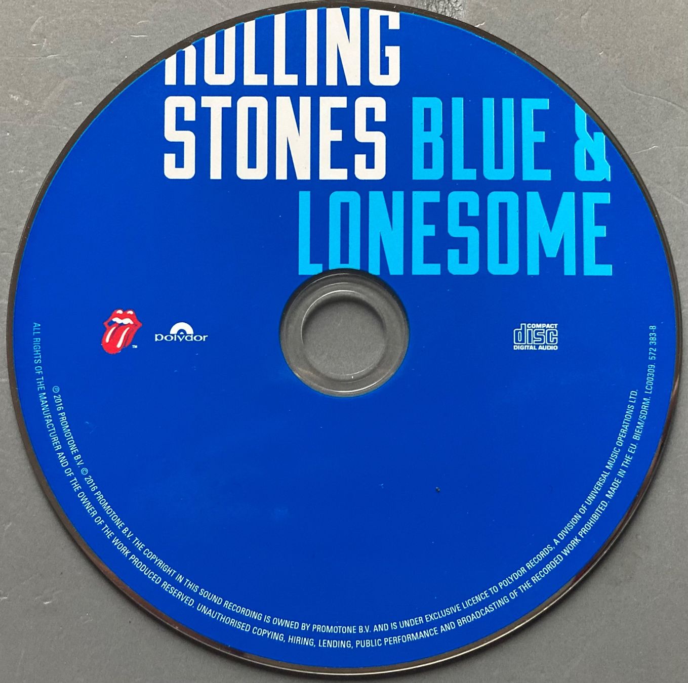 CDs: THE ROLLING STONES - BLUE & LONESOME – Gebraucht aus Poliez-Pittet von Newtown-Records 2