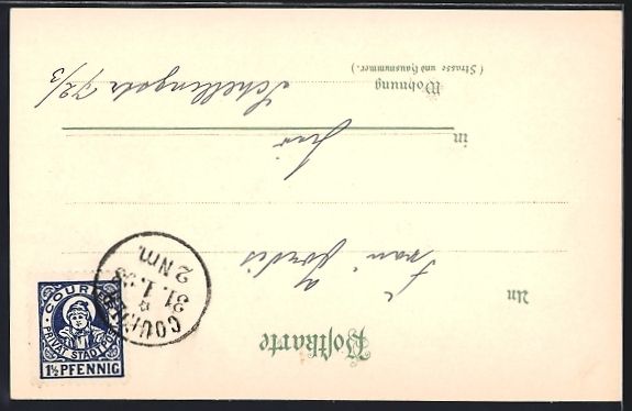 Cartes postales: München, Private Stadtpost, Siegestor – D'occasion à Berlin par bartko-reher