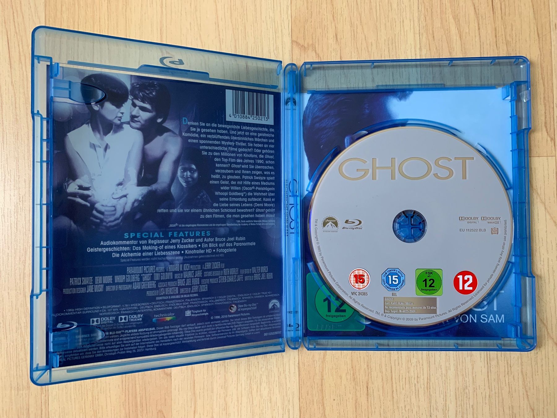 Tutti i DVDs: Ghost - Nachricht von Sam (Blu Ray) – Usato da Sissach venduto da BeetleMouse 2