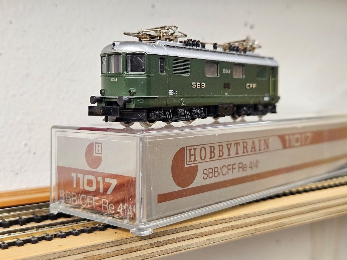 Hobbytrain Modellini di ferrovie: Re 4/4 I Digital spur N – Usato da Gunzgen venduto da luwy