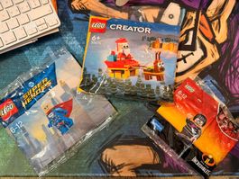 3 x Lego Minifigures 30614, 30615, 30670
