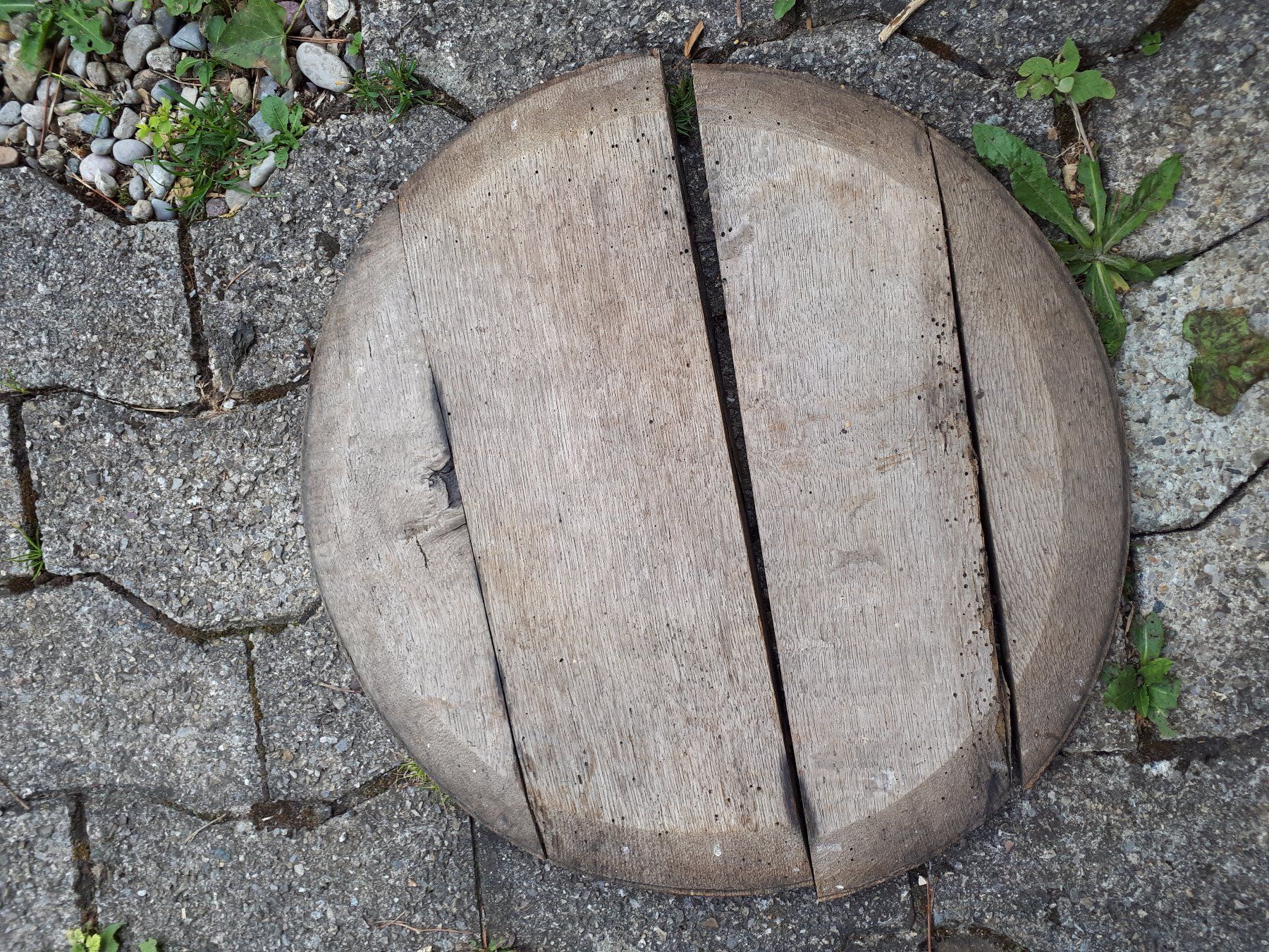 Sonstiges: Holzbottich Eichenholz antik für Bastler – Gebraucht aus Schwellbrunn von Selun3 2