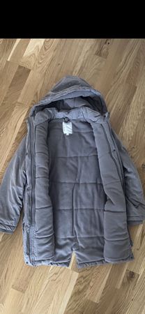 Winterjacke für Mädchen, grau