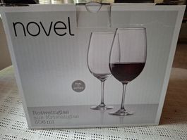 Verre à vin rouge (6) 506 ml en cristal marque Novel