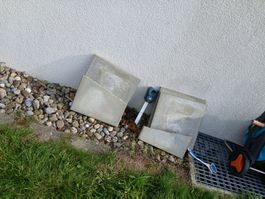 4 Platten 1 gebrochen