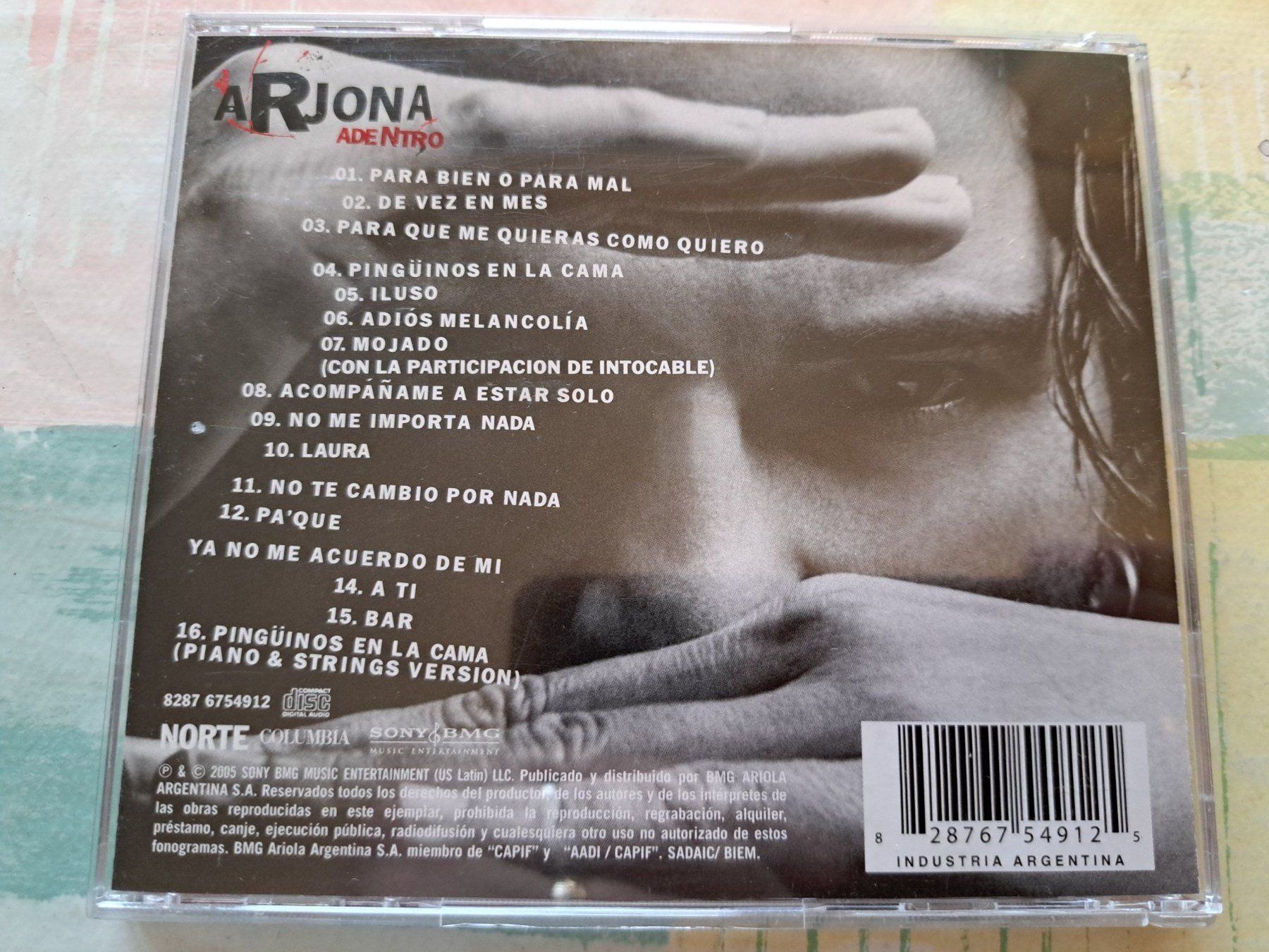 CDs: Cd Arjona - Adentro  – Gebraucht aus Pully von bro_n52j 1