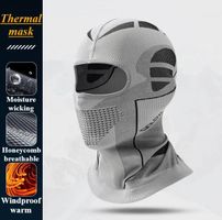 Balaclava Sturmmaske Sturmhaube Skimaske Motorrad grau