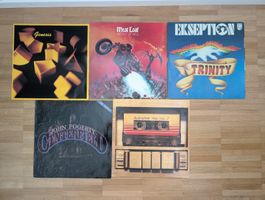 Konvolut 5x Rock & Pop LPs – Genesis, Meat Loaf, ...