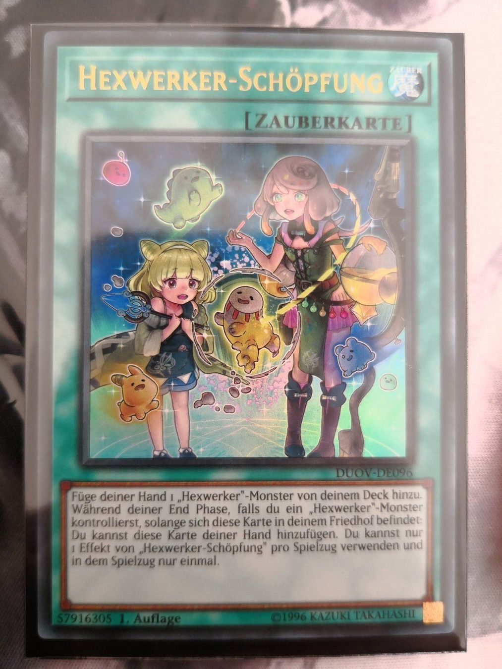 Yugioh Carte collezionabili: Yu-Gi-Oh Hexwerker-Schöpfung – Nuovo (secondo la descrizione) da Zofingen venduto da gerrymovie93
