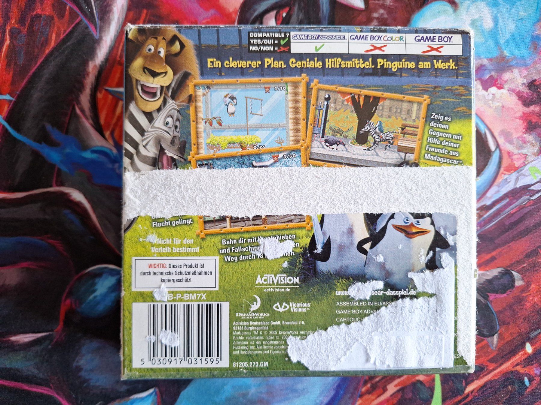 Giochi: Madagascar Operation - Gameboy Advance + OVP + Anleitung – Usato da Altstätten SG venduto da GGsGameshop 1
