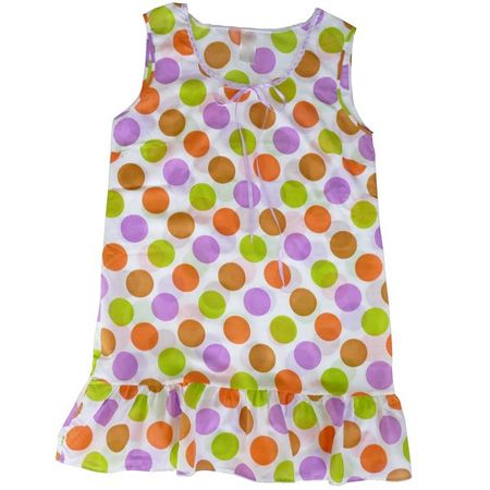 Nachthemd leicht Gr. M Sommer grosse Punkte VINTAGE 1970s