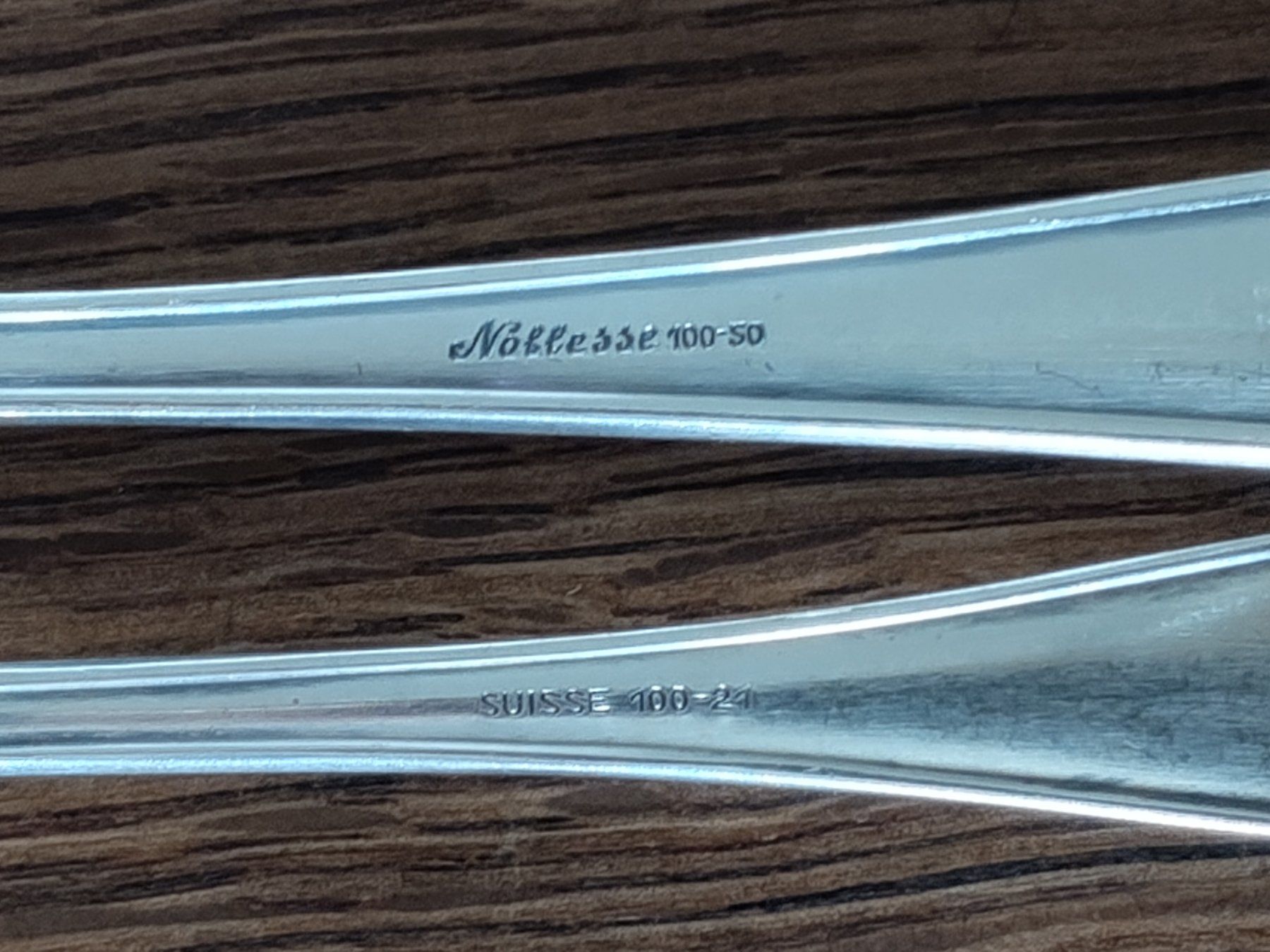 Set di posate: 4 Esslöffel und 4 Tee-/Kaffeelöffel versilbert – Usato da Möhlin venduto da MeisterHora 5