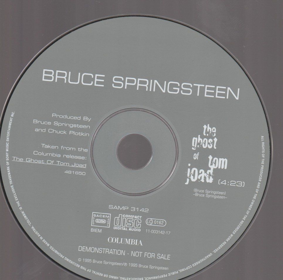 CDs: BRUCE SPRINGSTEEN promo cd's THE GHOST OF TOM JOAD – Gebraucht aus Vezia von Aquarius_Age 1