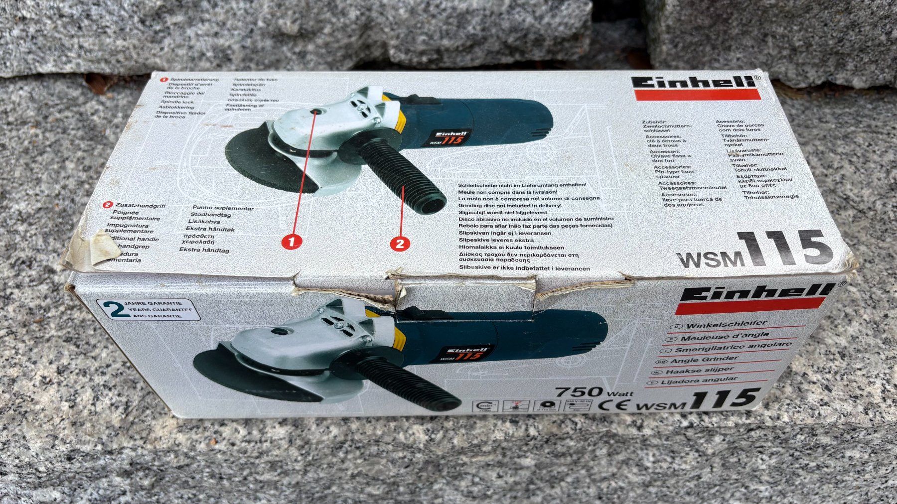 Einhell Smerigliatrici & Lucidatrici: Winkelschleifer Einhell WSM 115 – Usato da Ossingen venduto da Cstrauss68 4