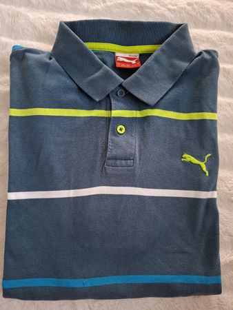 Polo Puma Homme Taille L Rayé – Parfait pour l'été!
