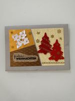 Weihnachtskarte handgemacht 🌟