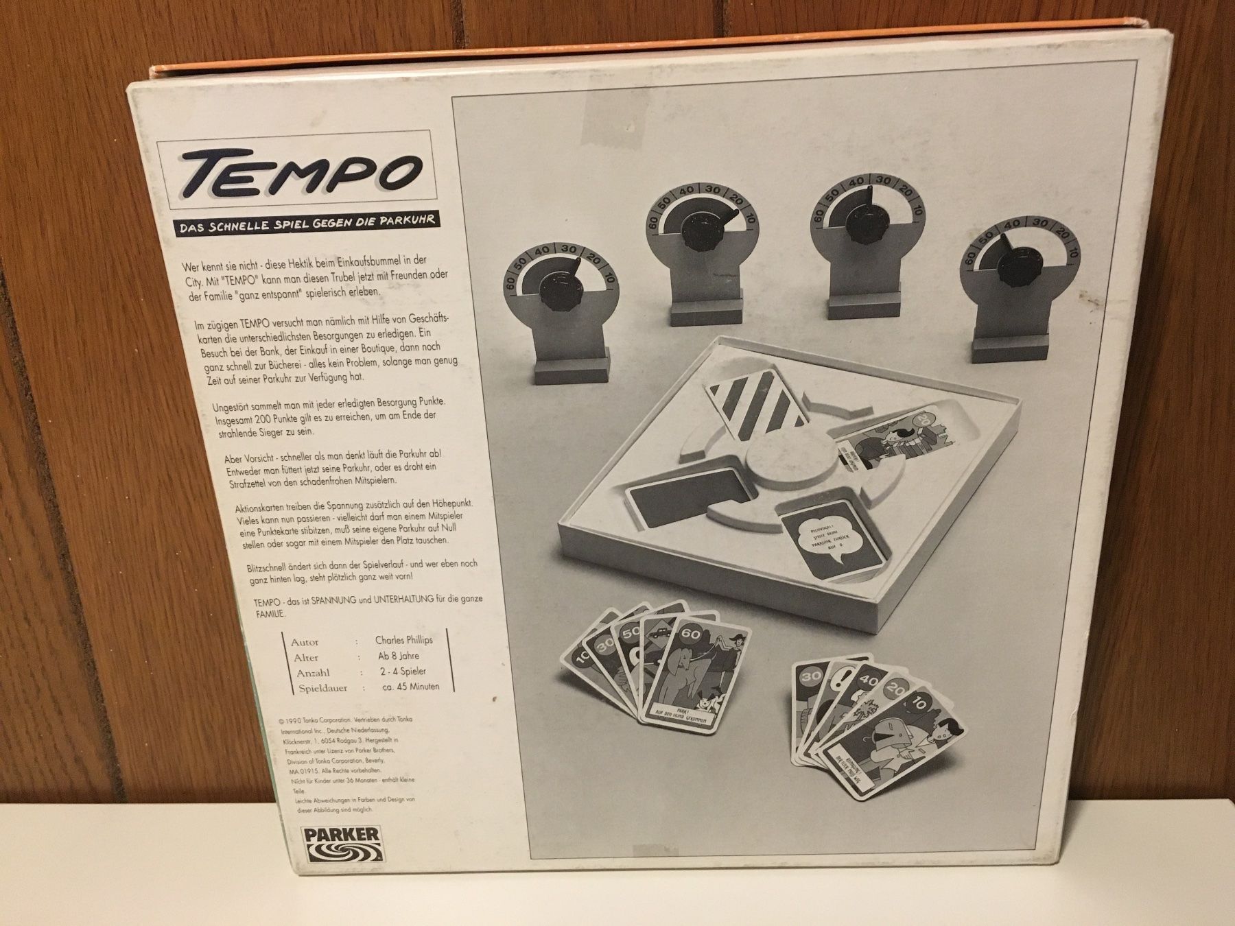 Parker Giochi: Tempo - Spiel von Parker - 1990 – Usato da Andwil SG venduto da Rainboli 3
