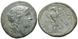 Syracuse. HIKETAS bronze Litra