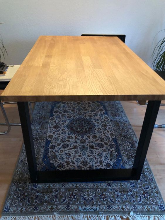 Jysk Esstisch Holz EicheSchwarz Kaufen auf Ricardo
