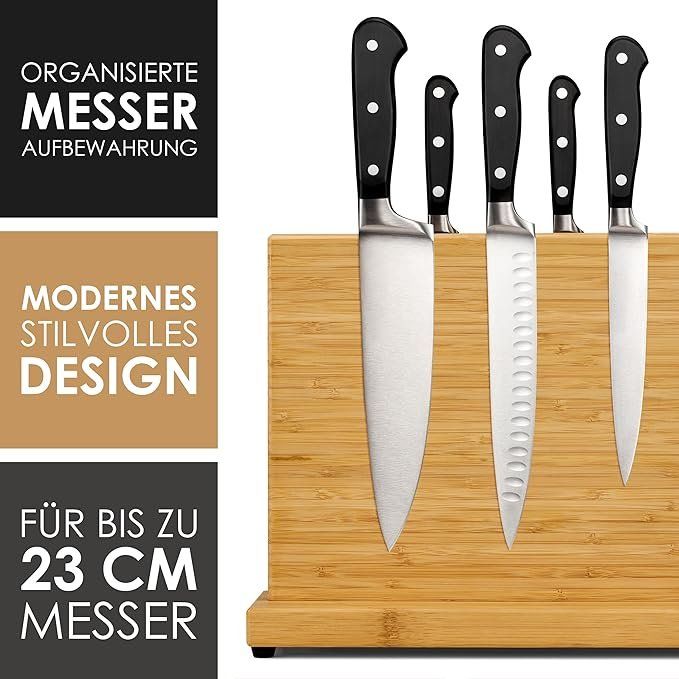 Coltelli: Messerblock Magnetisch Holz aus Bambus – Nuovo e nell'imballaggio originale da Oberentfelden venduto da sch_8bt6 1