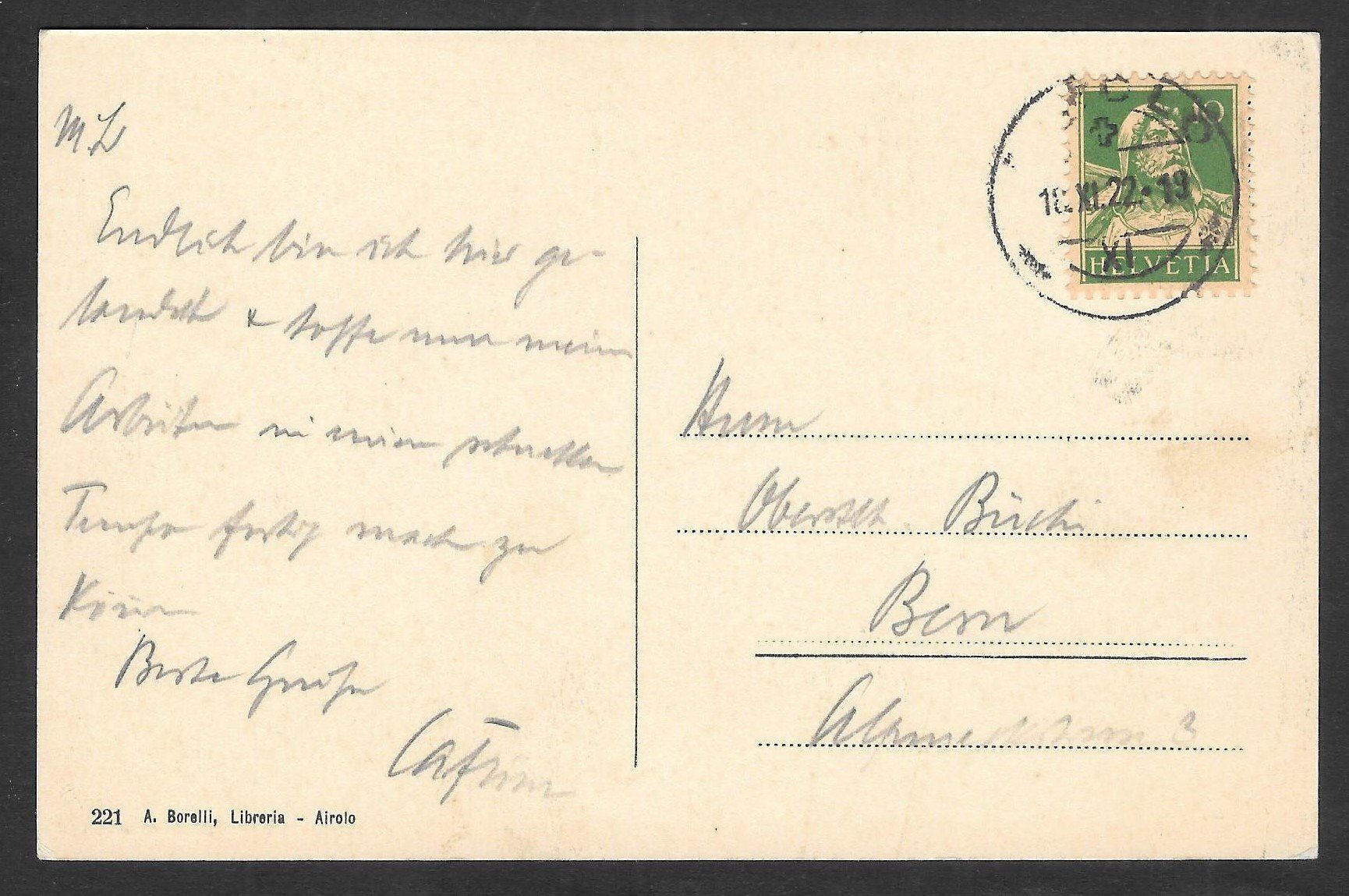 Cartoline postali: Fort Airolo e Gotthardstrasse – Usato da Olten venduto da clotaldi 1
