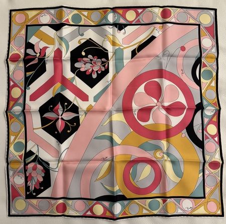 Emilio Pucci foulard carré 55cm x 55cm neuf!