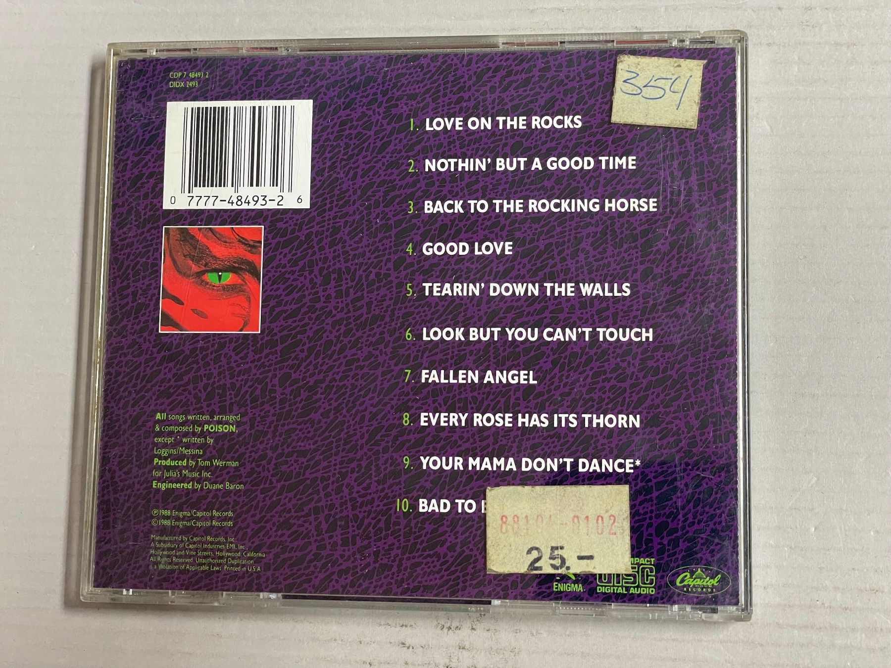 CD: Poison – Usato da Muri b. Bern venduto da AdidasCollector 2