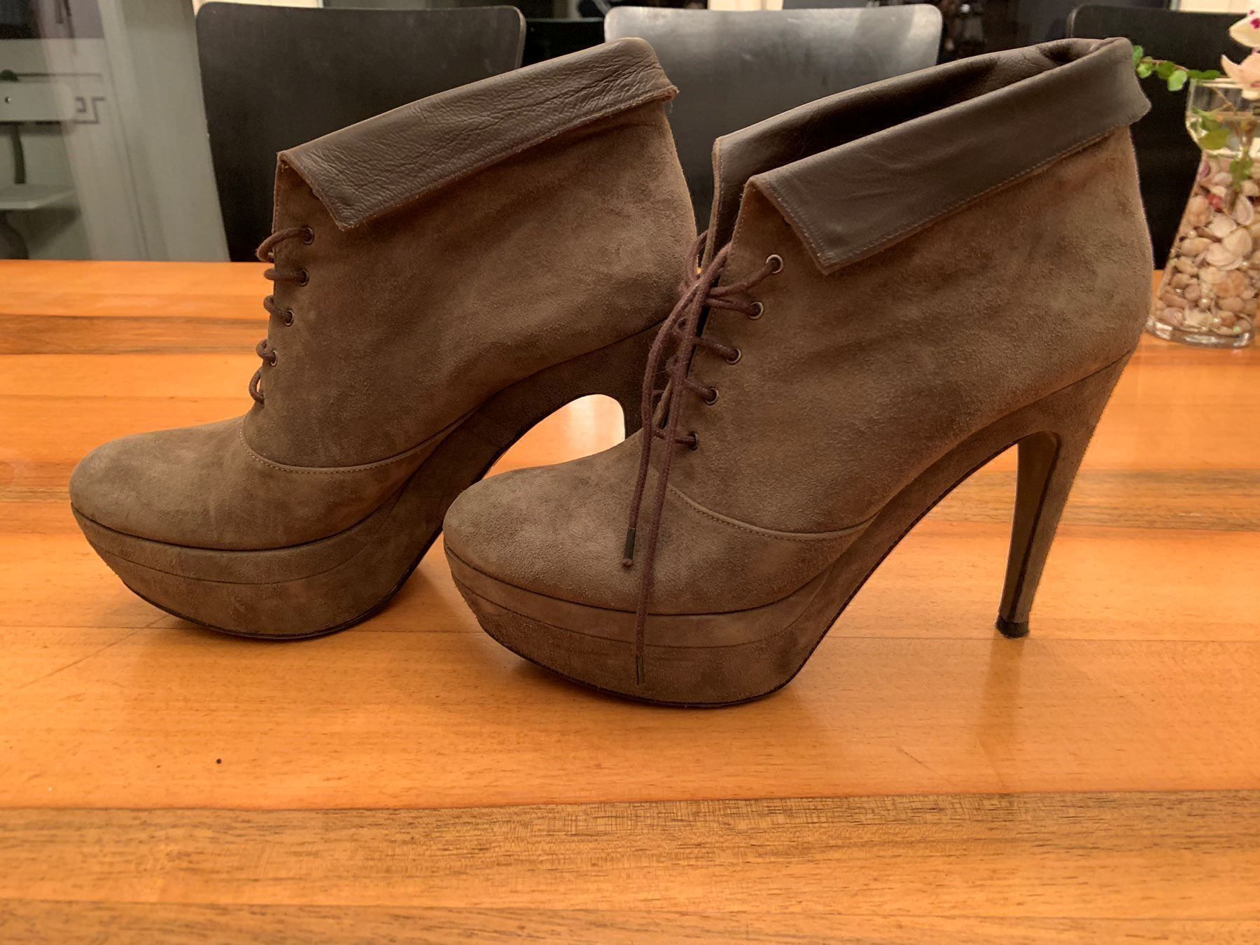 Scarpe da donna: Pumps Leder Navyboot Stiefeletten 38 – Nuovo (secondo la descrizione) da Rafz venduto da GeschenkeShop
