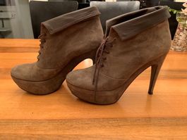 Pumps Leder Navyboot Stiefeletten 38