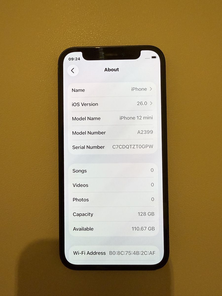 Apple Handys / Smartphones: Apple iPhone 12 mini 128 GB schwarz – Gebraucht aus Steinach von Giusep7 1