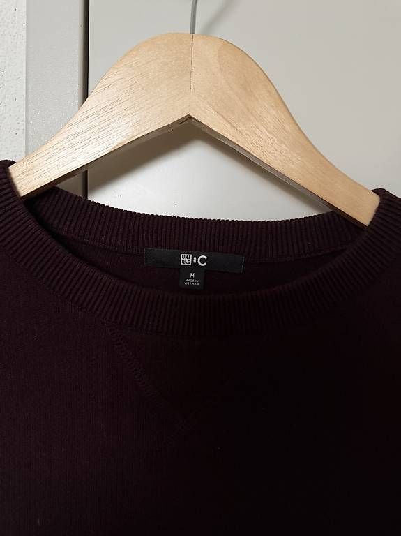 Pullover & Sweatshirts: Damen Pullover UNIQLO C dunkelrot Grösse M – Gebraucht aus Zürich von wie_r6sx 1