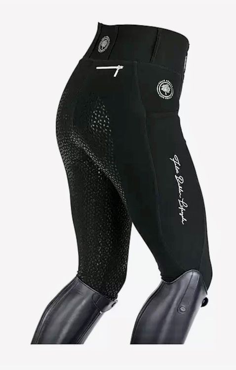 DAISEN Reitleggings Damen - Leopardenmuster Mit Silikongriff