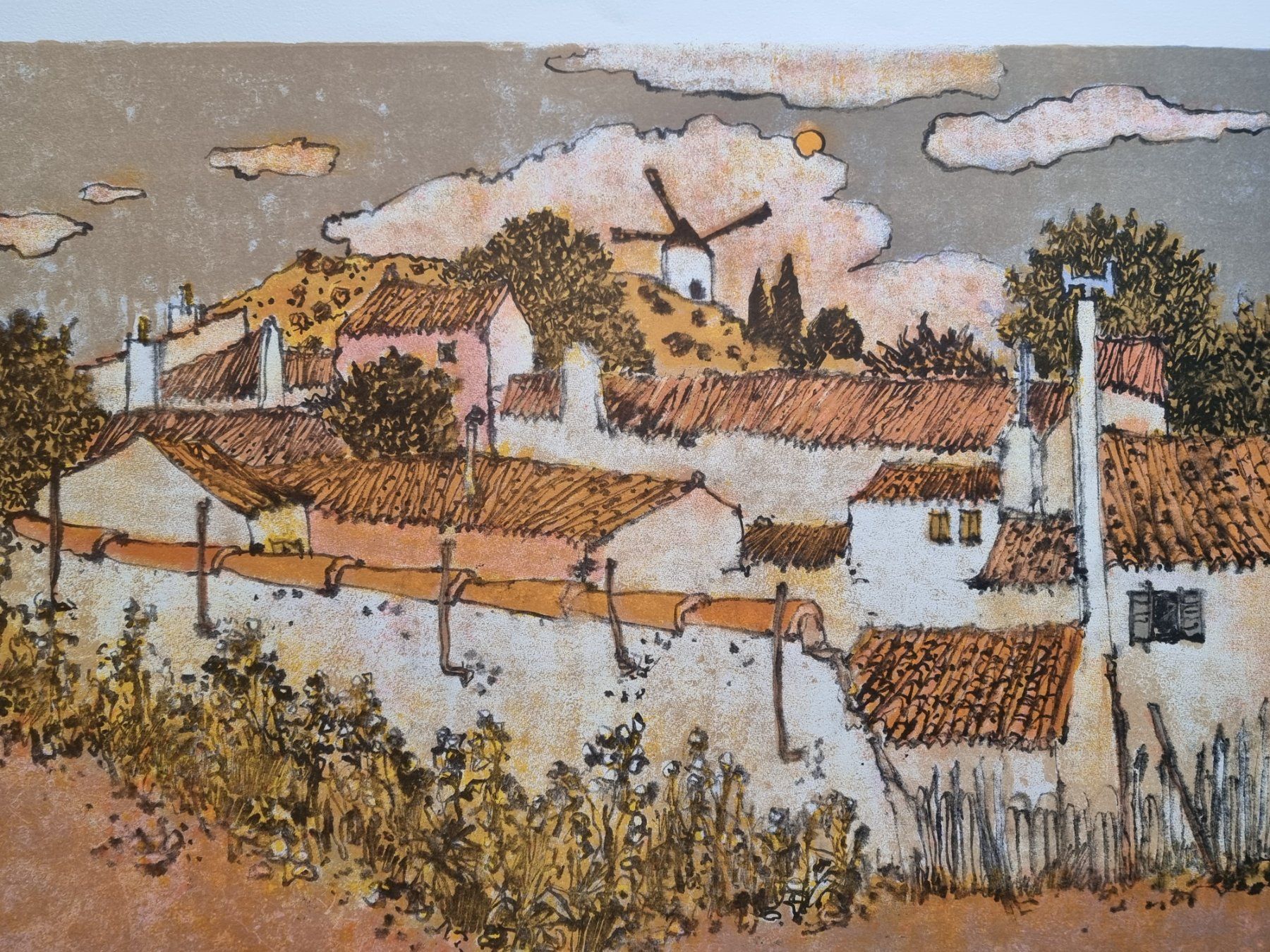 Grafica & Litografie: MARCO RICHTERICH LITHOGRAPHIE SIGNIERT NUMMERIERT – Usato da Gersau venduto da grafik-kunst 1