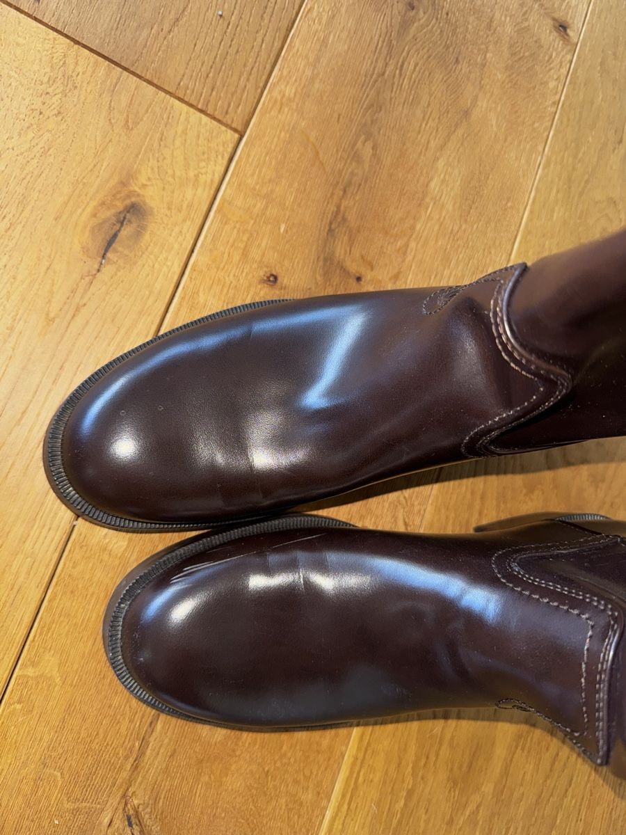 Zara Chaussures femmes: Stiefel dunkelbraun Kunstleder – D'occasion à Schaan par kri_tsw8 2