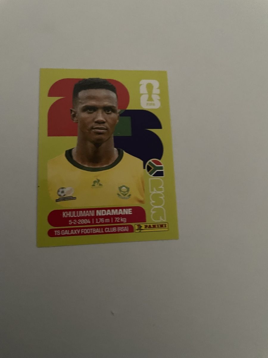 Panini Carte collezionabili: FIFA WM 2026 Khulumani Ndamane RSA 7 – Nuovo (secondo la descrizione) da Winterthur venduto da Cobraforce