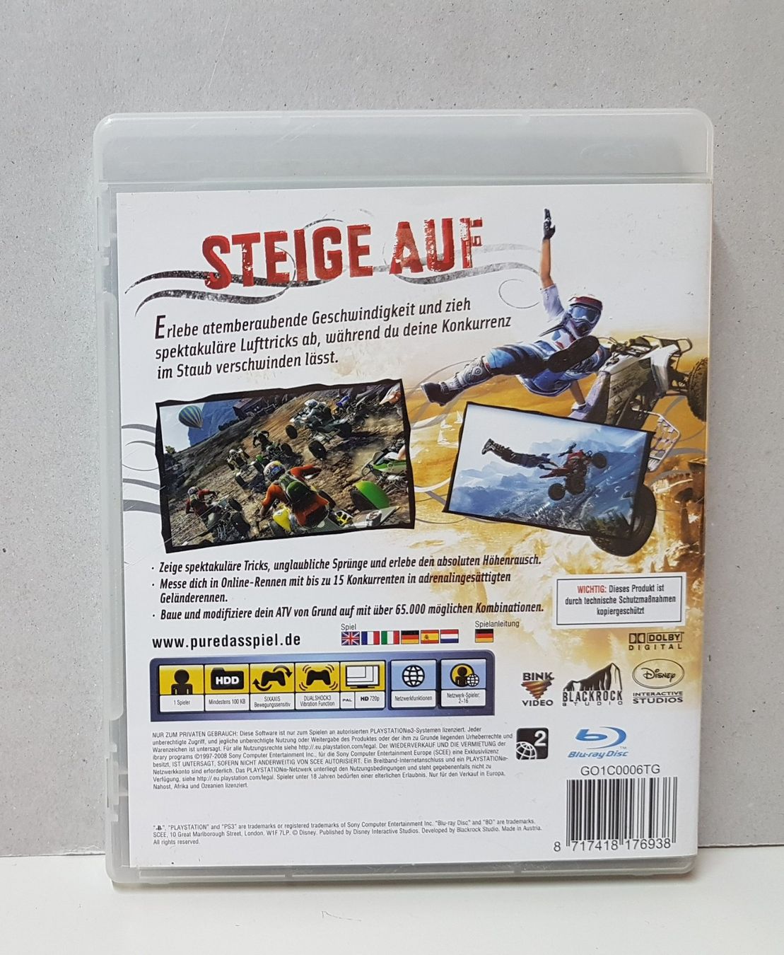 Sony Giochi: 😎Pure Erlebe atemberaubende Geschwindigkeit   PS3 – Usato da Schüpfheim venduto da Games_Spielkonsolen 2